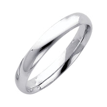 Ioka Jewelry - 14k Solid Yellow Gold 3mm Plain Comfort Fit Wedding Band