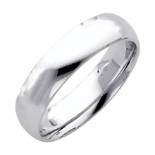 Ioka Jewelry - 14k Solid Yellow Gold 5mm Plain Comfort Fit Wedding Band