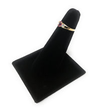 Ioka Jewelry - 14K Yellow Solid Gold Cubic Zirconia CZ Infant Baby Ring