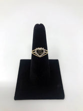 Ioka Jewelry - 14K Yellow Solid Gold 15 Years Quinceanera Birthday Cubic Zirconia CZ Ring