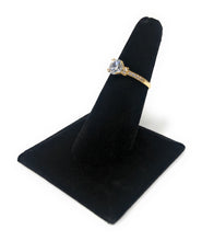 Ioka Jewelry - 14K Solid Gold 1.25 Ct. Round Cut Cubic Zirconia CZ Wedding Engagement Ring