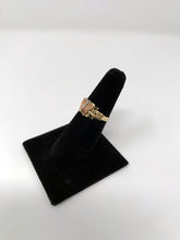Ioka Jewelry - 14K Two Tone Solid Gold Fancy Butterfly Ring
