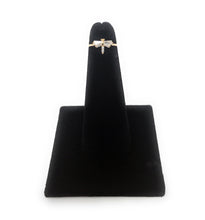 Ioka Jewelry - 14K Yellow Solid Gold Cubic Zirconia CZ Dragonfly Babies Ring