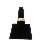 Ioka Jewelry - 14K Two Tone Solid Gold 7mm Women's Wedding Band