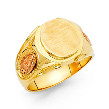 Ioka Jewelry - 14K Yellow Solid Gold 13MM Men's Ring