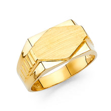 Ioka Jewelry - 14K Yellow Solid Gold 11MM Men's Ring