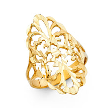 Ioka Jewelry - 14K Yellow Solid Gold Fancy Ring