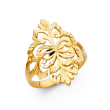 Ioka Jewelry - 14K Yellow Solid Gold Fancy Ring