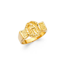 Ioka Jewelry - 14K Yellow Solid Gold Religious Babies Ring