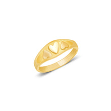 Ioka Jewelry - 14K Yellow Solid Gold Cubic Zirconia CZ Infant Baby Ring