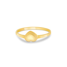 Ioka Jewelry - 14K Yellow Solid Gold Cubic Zirconia CZ Infant Baby Ring