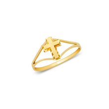 Ioka Jewelry - 14K Yellow Solid Gold Cubic Zirconia CZ Infant Baby Ring
