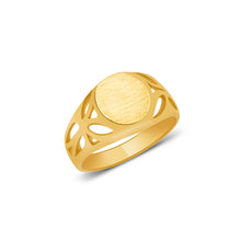 Ioka Jewelry - 14K Yellow Solid Gold Cubic Zirconia CZ Infant Baby Ring