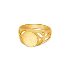 Ioka Jewelry - 14K Yellow Solid Gold Cubic Zirconia CZ Infant Baby Ring