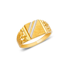 Ioka Jewelry - 14K Yellow Solid Gold Cubic Zirconia CZ Infant Baby Ring