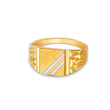 Ioka Jewelry - 14K Yellow Solid Gold Cubic Zirconia CZ Infant Baby Ring