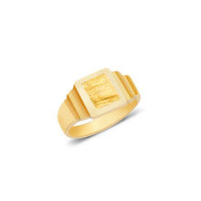 Ioka Jewelry - 14K Yellow Solid Gold Cubic Zirconia CZ Infant Baby Ring