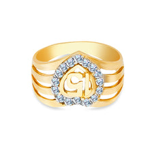Ioka Jewelry - 14K Yellow Solid Gold 15 Years Quinceanera Birthday Cubic Zirconia CZ Ring