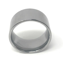 Ioka Jewelry - Tungsten Silver Polished 10MM Engagement Wedding Ring Band - Unisex
