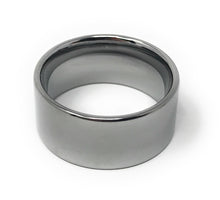 Ioka Jewelry - Tungsten Silver Polished 12MM Engagement Wedding Ring Band - Unisex