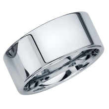 Ioka Jewelry - Tungsten Silver Polished 10MM Engagement Wedding Ring Band - Unisex