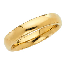 Ioka Jewelry - Tungsten Yellow Polished 4MM Engagement Wedding Ring Band - Unisex